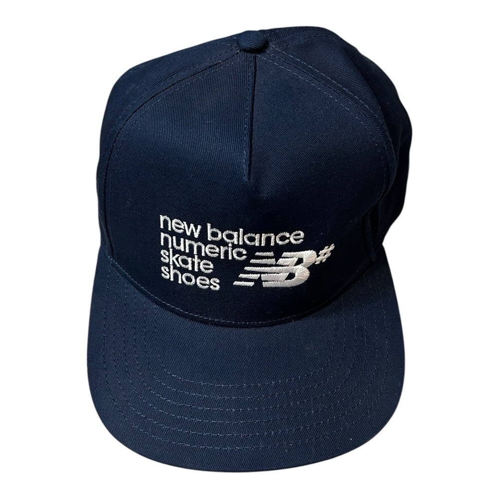 New Balance Numeric Skate Shoes Snapback Hat Cap Blue Adult